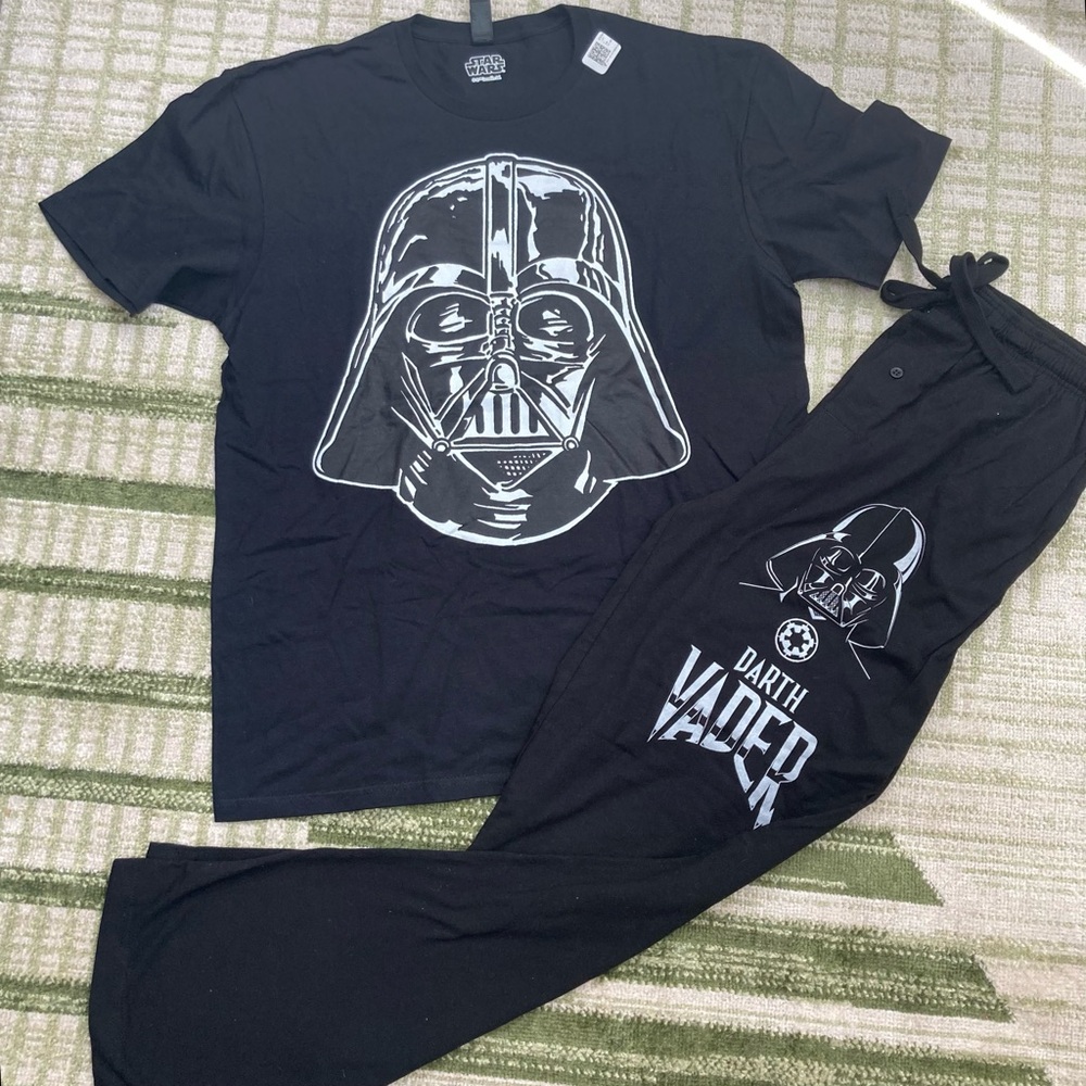 Star Wars Black Darth Vader Adult Pajamas